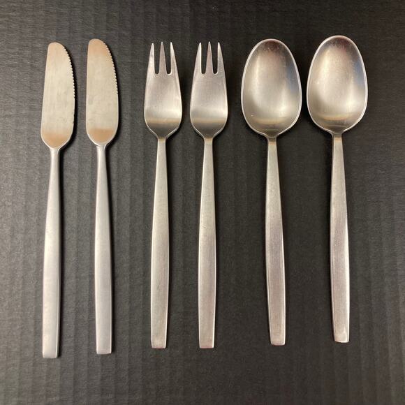 Selandia Oyo Gilde Norway Stainless Flatware Forks Knives Spoons MCM Scandinavia - Picture 1 of 8